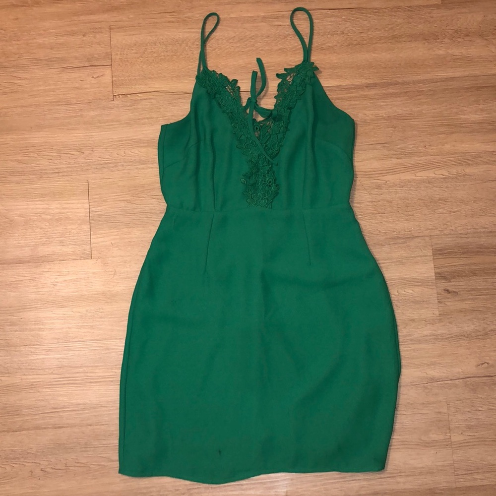 Green Mini Dress